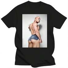 S Rock Hard Bottom Funny GraphicWomen Men Summer Short Sleeve Plus Size Cotton Crew Neck T Shirt 80043 - 款式 - 查看 1