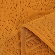 Austin Oversized Bedspread Set 3-Piece Ultrasonic Quilted Soft Lightweight Microfiber Coverlet For All Season - 橘色 - 查看 5