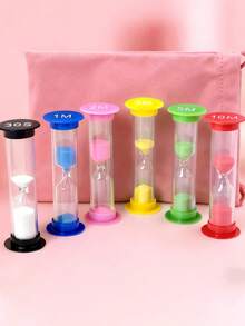 彩色计时器 - 塑料可视计时器，适用于课堂、烹饪、如厕训练、游戏、计时和办公 - 耐用计时器，彩色课堂计时器套装，可用于刷牙、烹饪、办公计时任务 - 多色 - 查看 2