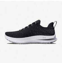 Under Armour 新款女士系带极简柔软透气健身跑步鞋 - 黑色 - 查看 2