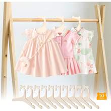 5/10 chiếc móc treo quần áo trẻ em hình gấu bằng gỗ sáng tạo, giá treo quần áo phòng trẻ em - Màu be - Xem 4