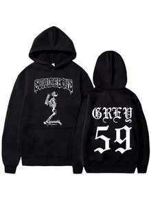 2025 Autumn_Winter New Suicideboyss G59 Hoodie Suicideboy Muisc Hoodie Casual Fashion Hoodie Daily Street Warm HoodieWarm And Comfortable - 黑色 - 查看 1