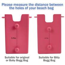 Phone Case Accessory Compatible With Bogg Bags Phone Case Holder Charm Accessory For Beach Bag Plastic Shell Case Keep Your Phone Handy And Secure In Your Tote Bag Dark Black 1 PC - 黑1 - 查看 2
