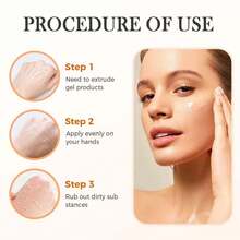 女士去角质凝胶，深层清洁面部死皮 - 果酸 - 查看 4