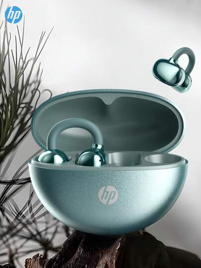  Open Ear Earbuds, HP H10M, Wireless Earbuds, Bluetooth 5.4, IPX4 Waterproof, 30 Hours Playtime, Lightweight Headphones, Sports Earbuds, Office Earphones, Student Earbuds, Gaming Headset, Built-In Mic, Mother's Day Gift, Android