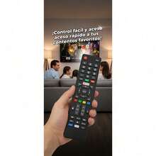 Multimedia Shortcut Control + Smart Universal TV Remote Control + Multi-Function Streaming Compatible + Living Room/Home Entertainment + Digital For Families And Users - View 1