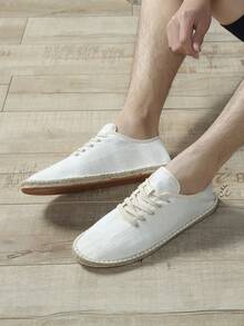 Men's Breathable Moisture-Wicking Non-Slip Woven Fisherman Shoes - White - View 6