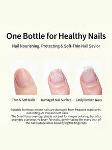 MISSMONDAY 15毫升五合一猫眼美甲凝胶，裸粉色猫眼美甲凝胶，无需底油和封层，可卸除UV/LED凝胶指甲油，适合居家和美甲沙龙使用，女士居家美甲礼品 - 裸粉色 - 查看 9