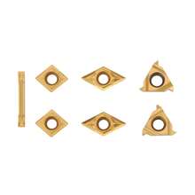 7pcs 10mm Shank Lathe Turning Tool Holder Boring Bar with Carbide Inserts - Juego de herramientas de torneado - Ver 10