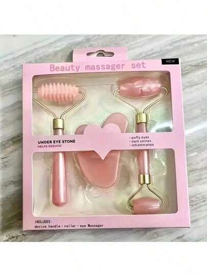 Bộ 3 dụng cụ massage mặt, gồm 3 con lăn ngọc bích và bảng Gua Sha, làm từ ngọc bích tự nhiên. Dụng cụ massage mặt dạng con lăn, dụng cụ Gua Sha, dụng cụ massage ngọc bích, chống lão hóa, phục hồi sức sống cho da mặt và cổ, giảm nếp nhăn và bọng mắt. Thích hợp cho massage mặt, sử dụng tại nhà và salon. Quà tặng cho nữ, làm đẹp, chăm sóc da, spa, tự chăm sóc bản thân, dụng cụ chăm sóc da, chăm sóc da mặt, dụng cụ làm đẹp, massage, dụng cụ massage mặt, con lăn massage mặt.