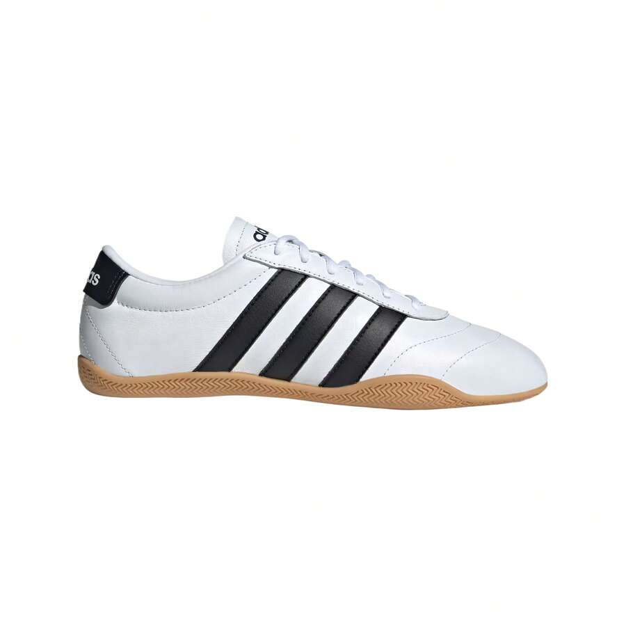 Adidas GRAND COURT LO SHOES Earth Strata / Earth Strata Women's JQ7226 | Classic, Casual, Everyday, Comfortable - Đen và trắng - Xem 1