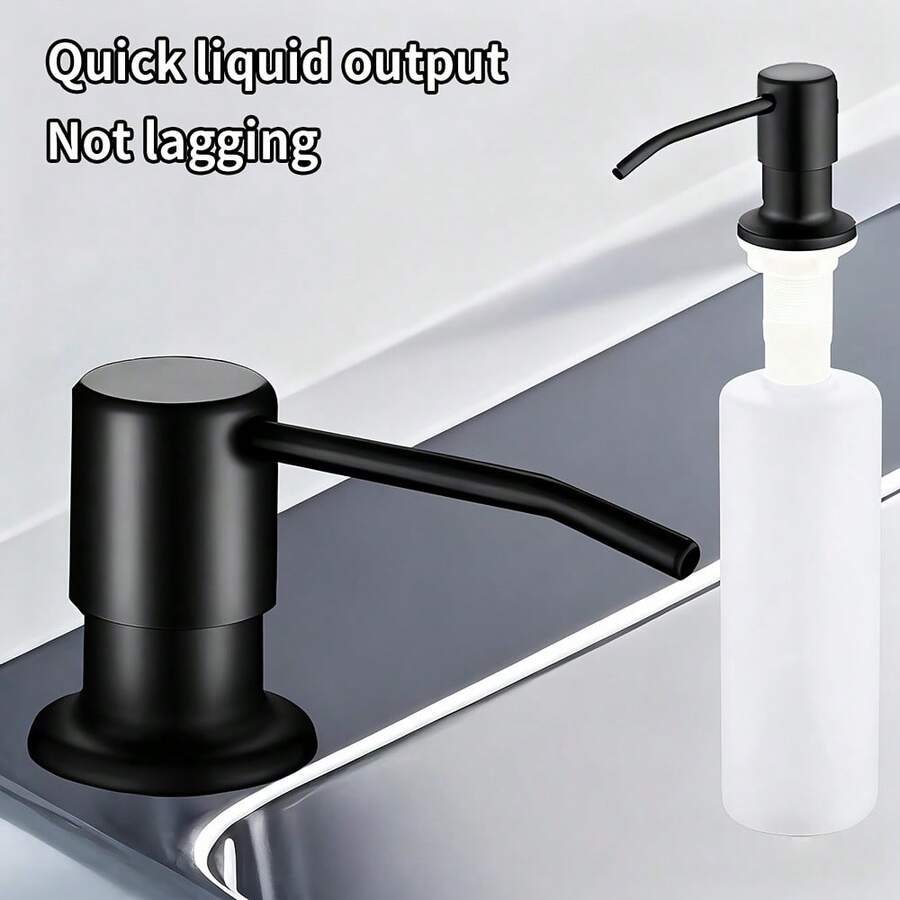 Sink Liquid Soap Dispenser Dishwashing Detergent Pump For Kitchen Home Use Vegetable Washing Basin Cleaner Press Bottle Pressure Pump Home Bathroom Decor Fall Decor Back To School - Multicolor - View 1
