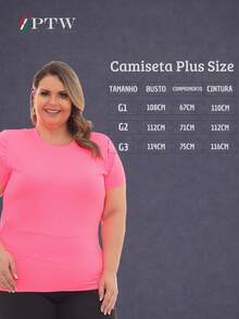 Plus Size Blouses - 粉色 - 查看 3