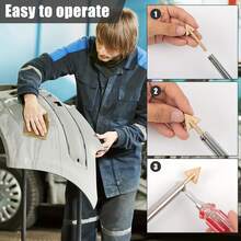 塑料焊接替换头，电烙铁枪头，三角形铜头焊接配件，适用于汽车保险杠维修工具 - 2 件套 - 查看 5