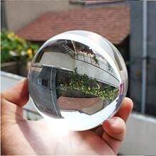 Asian Rare Magic Crystal Healing Ball Art Decor Orb Sphere 40mm With Stand Base Clear - Clear - View 5