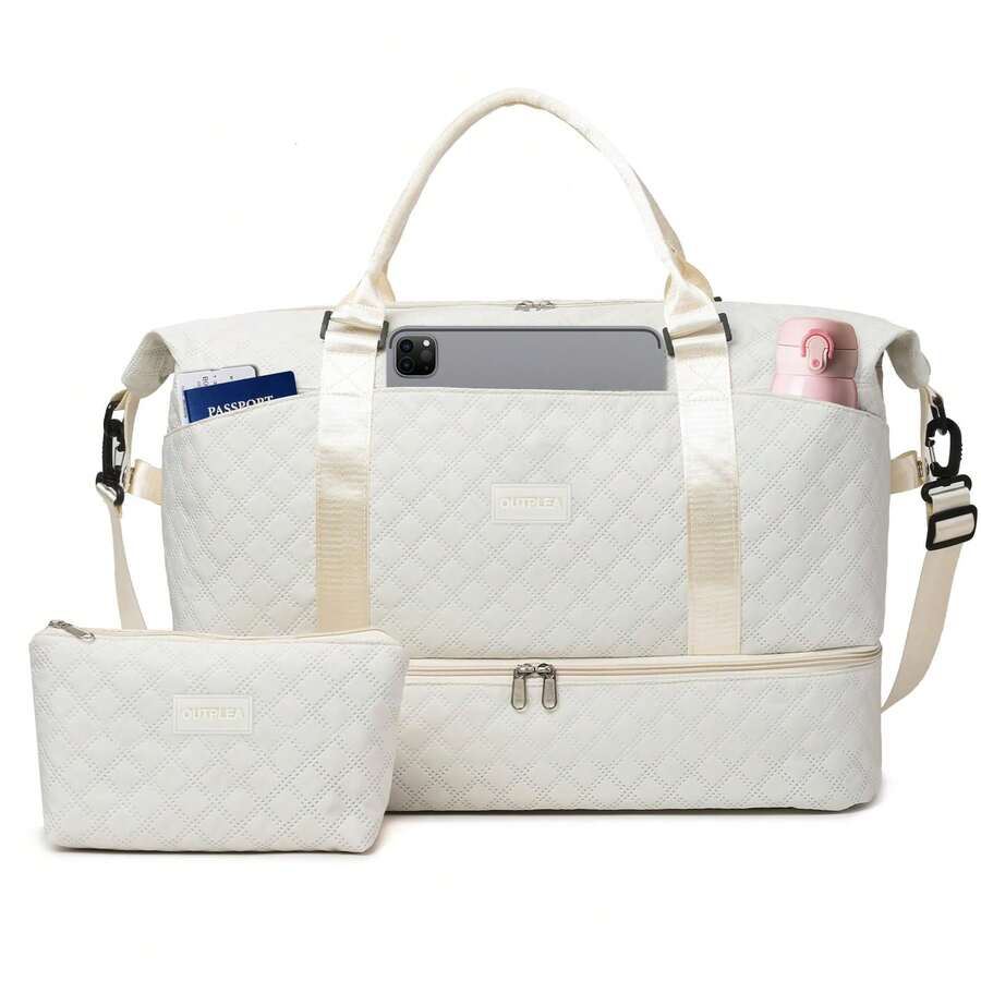 Travel Bag Sets - Beige - View 1