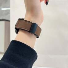 Dây đeo đồng hồ da từ tính tương thích với Samsung Galaxy Watch 7/6/5/4/Active 2 40mm 44mm/Watch 6 Classic 43mm 47mm/Watch 5 Pro 45mm/Watch 4 Classic 42mm 46mm, 18mm, 20mm, 22mm, dành cho nam. - màu nâu - Xem 7