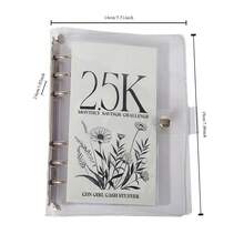 1 cuốn sổ tay hoạt động học sinh 2.5K, 5K, 10K, sổ theo dõi thử thách tiết kiệm, album sưu tập thẻ, sổ lập ngân sách, sổ sắp xếp tiền mặt và thẻ tiện lợi khi đi du lịch, túi tiết kiệm tiền. - 1 cái - Xem 3
