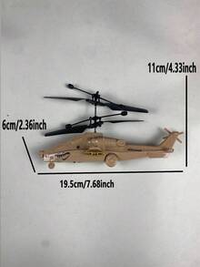 1pc RC Helicopter Drone, Crash-Resistant Material, Gesture Sensing Remote Control Helicopter. Christmas, Halloween Gift, Halloween Decor, RC Drone Flying Toy With LED Lights (With Remote Control Version And Non-Remote Control Version, Slight Size Variation Due To Manual Measurement, Accessory Colors Randomly Sent) - Multicolor - View 16