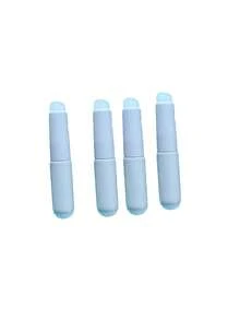 1支带盖硅胶唇刷，椭圆形化妆刷，适用于腮红、眼影和美甲，便携旅行设计，柔软低致敏硅胶刷毛和耐用ABS手柄，赠品 - 彩色 - 查看 15