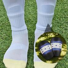 1 Pair Football Cleats, Thickened Bottom Layer, Firm Fit On Calf, Comfortable To Wear - Multicolor - View 4