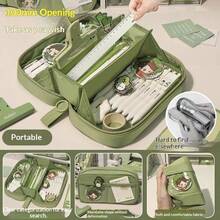 2026 New Japanese Ins High-Quality Minimalist Green Transparent Pencil Case, Large Capacity, Student Stationery Storage Bag, Practical Back To School Gift - Volcano Large Capacity Pencil Case - View 5