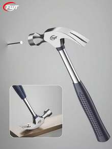 Heavy Duty Soft-Grip Sheep Horn Mallet, Heat-Treated Head, Suitable For Nail Removal, Driving Nails, Camping, Home Repair, Woodworking And DIY - Claw Hammer - View 1
