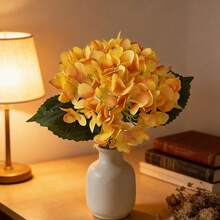 1 bông hoa cẩm tú cầu giả bằng lụa, kích thước 18,5 inch, chất lượng cao, giống như thật, thích hợp để tự làm bó hoa cưới, trang trí tiệc, nhà cửa, nhà bếp, sân vườn, khách sạn, văn phòng, Tết Nguyên Đán, Ngày của Mẹ, trang trí tựu trường, vòng hoa tự làm, quà tặng. - Nhiều màu - Xem 14
