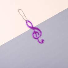 Music Note Reflective Safety Pendant High Visibility Reflector For Backpack Purse Handbag Keyring Night Safety Gear For Students Kids Teens Outdoor Night Running Walking Cycling Safety Warning Keychain Colorful Neon Music Symbol Decorative Charm Lightweight Durable PVC Safety Accessory Night Visibility Sign For School Bus Stop Waiting Area Reflective Gear For Halloween Trick Or Treat Safety Personal Safety Device For Night Shift Workers Reflective Keychain For Joggers Cyclists Walkers High Vis Reflective Tag For Outerwear Jacket Zipper Pull Music Theme Party Decoration Treble Clef Keychain For Choir Members Orchestra Musicians Music Students Graduation Gift Unique Musical Accessory For Bags Keychain For Keys Wallet Camera Bag Identification Tag Night Security Reflector Pendant For All Weather Use Bright Neon Colors Reflective Safety Equipment For Urban Walking Protection - Màu tím - Xem 23