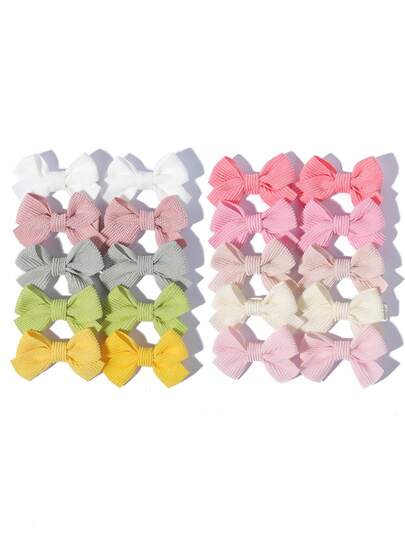 20个/套 柔软灯芯绒发圈，抓力强，防滑，质地柔滑美观，适合日常佩戴