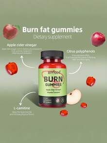 BIYODE Burn Gummies - Apple Cider Vinegar Containing Vitamin Complexes, Ketogenic Salts (Sodium And Calcium BHB), Supporting Healthy Weight Goals And Blood Sugar Balance, 60 Vegan Gummies (Non GMO, No Added Sugar) - - - View 2