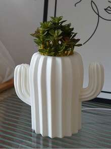 1pc Modern Creative Vase, 3 Colors Available, Unique Shape, Shatterproof, Suitable For Living Room, Dining Table, Can Hold Flowers, Fresh Flowers, Tulips, Home Decor Gift - Multicolor - View 9
