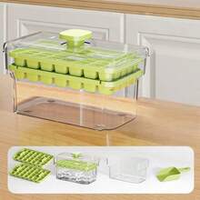 1 Set Homemade Ice Cube Tray Kit, Includes Storage Box And Ice Scoop, Covered Ice Cube Trays, Reusable Ice Maker, Fridge DIY Ice Mold, Ice Making Tools - Mold, Essential Summer Accessory, Help You Make Perfect Chilled Drinks, 34-Cavity And 68-Cavity Options, Single-Layer And Double-Layer Design, Easy Release, Plastic Material, Household Essential, Refrigerator Ice Cube Mold - Multicolor - View 11