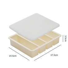 Khuôn làm đá dải dài - Khay đá tan chậm, dễ tháo chỉ bằng một cú nhấp chuột, thích hợp cho thức ăn dặm và sử dụng trong gia đình. - Nhiều màu - Xem 7