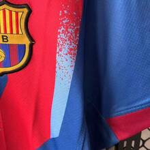 25-26 Barcelona Three Away Games, Yamal Football Jersey, Number 10 - Blue - View 5