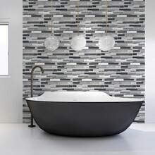 1/18 piezas Pegatinas autoadhesivas de imitación de piedra para azulejos cerámicos, vinilos para salpicadero de cocina, pegatinas de pared para baño, resistentes al agua y al moho, 15cm X 30cm - Multicolor - Ver 8