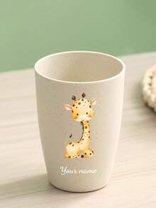 1pc Customizable Creative Toothbrush Cup, Dorm Gargle Cup, Minimalist Portable Couple Style, Cold Water Cup, Easter Gift, Cute Animal Pattern, Thickened Durable Bathroom Cup, Can Add Your Logo/Design, Personalized Gift - Multicolor - View 7
