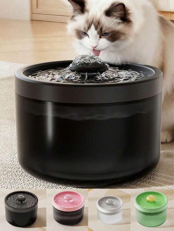 1800ML/60.87oz/0.476gal Automatic Circulation Filtering Pet Water Dispenser, Quiet Flowing Smart Cat Water Fountain, Suitable For Medium & Small Cats And Dogs