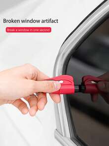 1个汽车安全锤，弹簧式紧急逃生工具，钢化玻璃车窗破碎器 - A - 查看 9
