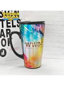 Warner Bros 1 Chiếc cốc sứ cao cấp chính hãng, dung tích lớn 15 ounce, thích hợp đựng nước, sữa, yến mạch, cà phê, bữa sáng văn phòng, espresso, trà. Quà tặng độc đáo hình nhân vật hoạt hình. Nắp xoay kín chống rò rỉ. - Nhiều màu - Xem 5