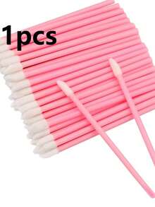 150 st. engångsläppenborstar, mjuka luddfria läppglansapplikatorer och sminkverktyg (svarta) - Rosa - Visa 12