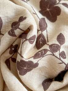 Bộ ga trải giường bằng polyester mềm mại, họa tiết lá nâu, màu kem và nâu sô cô la, phong cách đồng quê Pháp, bao gồm 1 vỏ chăn + 2 vỏ gối, phù hợp cho mọi mùa, vỏ chăn và vỏ gối không kèm ruột chăn. - Màu Cam cháy - Xem 8