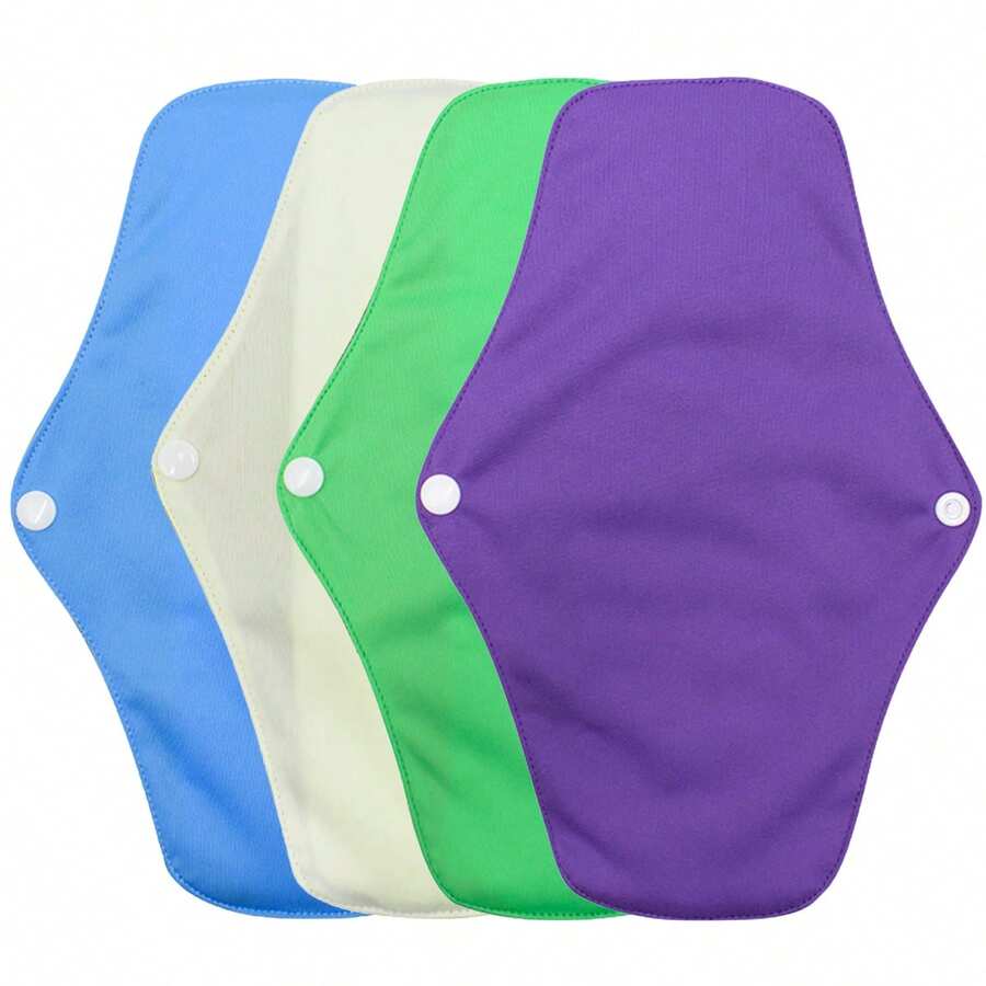 4 Packs Reusable Menstrual Pads AWJ Mesh Liner Menstrual Heavy Incontinence Pads Sanitary Pads