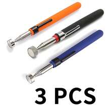 可伸缩磁性拾取工具，伸缩式磁性取物工具，适用于机械、家庭、办公室和工业领域，伸缩磁铁，伸缩式磁性拾取工具，小型金属拉力延长工具 - 彩色 - 查看 17