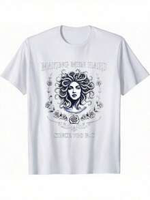 Making Men Hard Since 700 B.C. Medusa Tee Greek Mythology T-Shirt - White - View 6