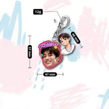 Móc khóa C/ORTIS, M/AR/TIN, JAMES, KEONHO, JUHOON, SEONGHYEON Fangoods Charm acrylic, Charm túi xách acrylic dễ thương, Charm ba lô, Móc khóa, Hàng hóa dành cho người hâm mộ, Quà tặng sinh nhật/ngày lễ cho bạn bè - Nhiều màu - Xem 4
