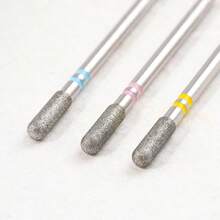 Russian Manicure Diamond Drill Bits - Cylindrical, Conical And Spherical Bits For Cuticle Removal, Callus Care And Nail Preparation (Professional Salon And Home Use) - Multicolor - View 5