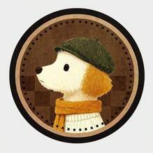 Cartoon Retro Silica Gel Placemat, Heat Resistant, Insulated Dining Mat, Coffee Cup Anti-Slip Coaster - Multicolor - View 8