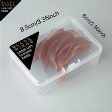 4对硅胶睫毛夹垫，1瓶睫毛卷翘液，1套睫毛卷翘烫睫毛工具，包含硅胶睫毛夹、Y型梳和可重复使用的睫毛夹垫，美妆工具 - 彩色 - 查看 7