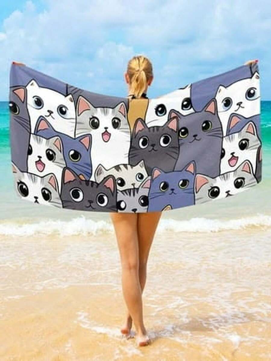 Are You Still Worried AB1Out Not Knowing What… (1111131411)TowelsThis Super Absorbent Bath Towel Is Perfect For The Bathroom, Swimming, Fitness, And Yoga. Made Of Soft And Comfortable Microfiber, It's Lightweight And Easy To Carry, And Offers Protection Against Wind, Sun, And Sand. Ideal For Summer Travel And Vacations, It Can Also Be Used For Bathroom Decoration. - 圖片色 - 查看 1